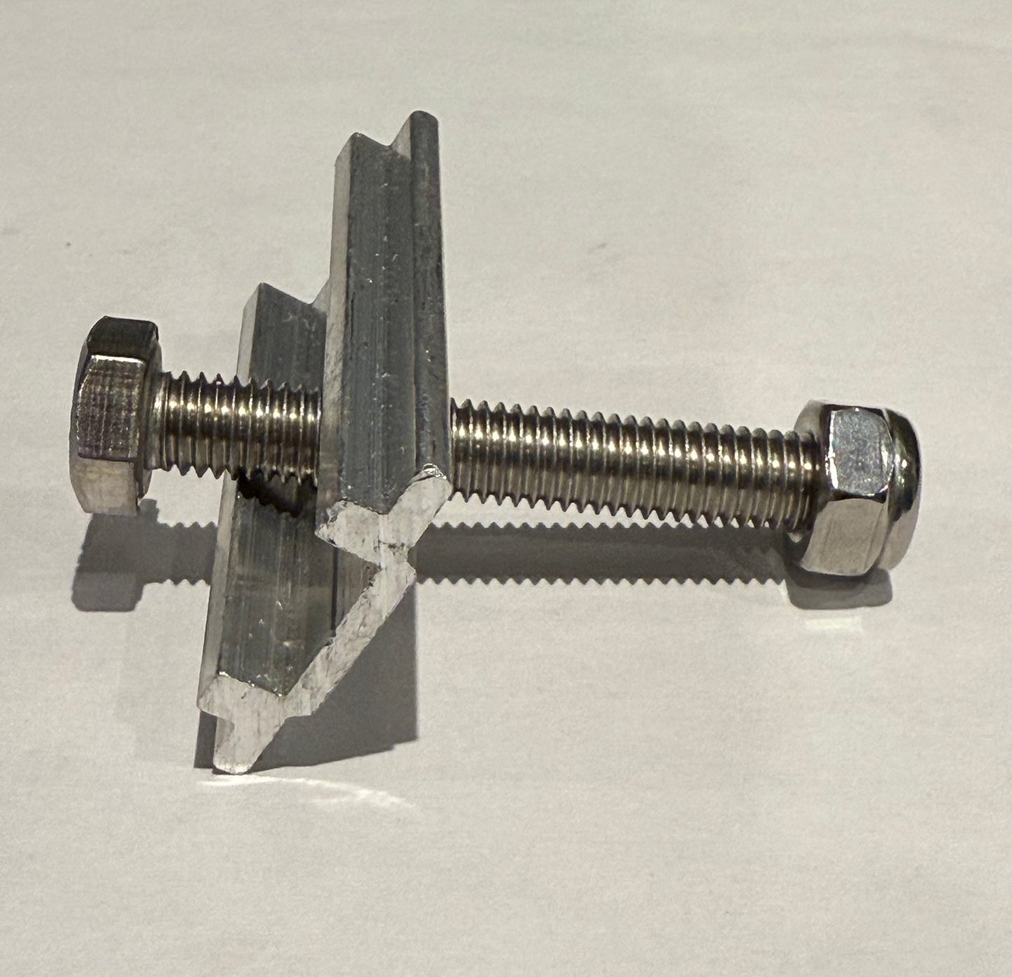 Entire Fixing Kit Designed for Tentbox Models 8x Fixing Rails, M8 Channel Bolts and Nyloc Nuts + 4 Fixing Handles