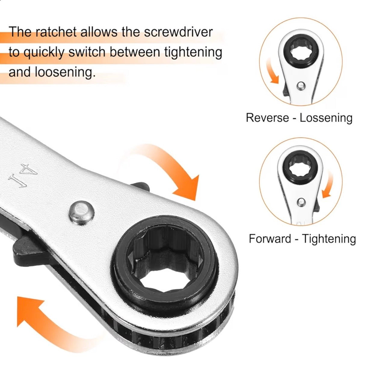 Perfect Tentbox Accessory - Ratcheting Spanner 13mm + 17mm M8 And Security Nuts