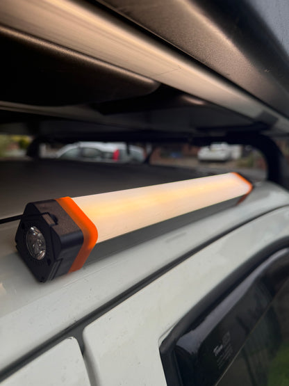 The Ultimate Roof Tent Camping Lightbar - 13” Long - Magnetic Fixing - USB Phone Charging Power Bank - 1 Year Warranty