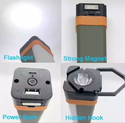 The Ultimate Roof Tent Camping Lightbar - 13” Long - Magnetic Fixing - USB Phone Charging Power Bank - 1 Year Warranty