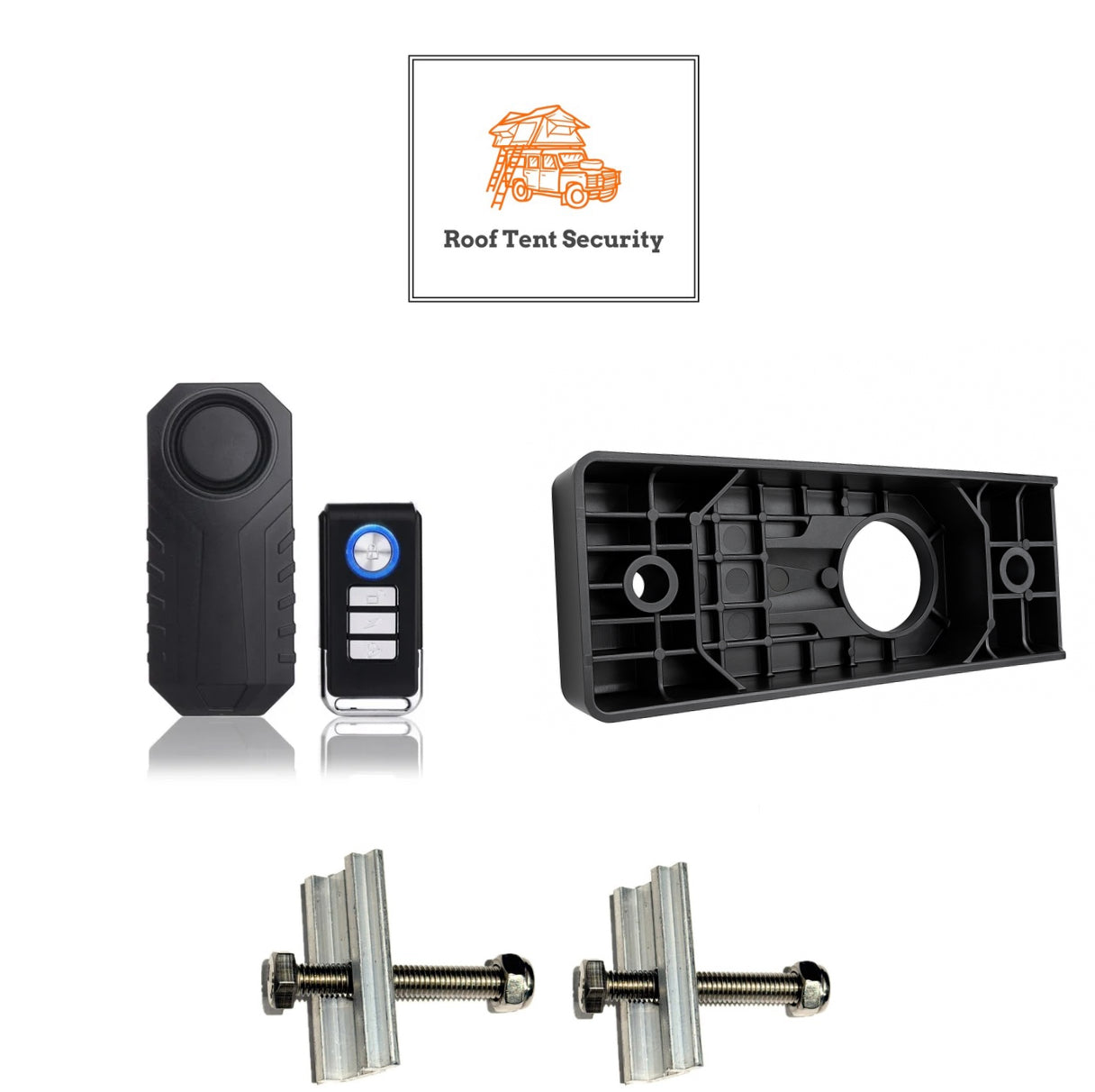 Roof Tent Security Alarm and Holder